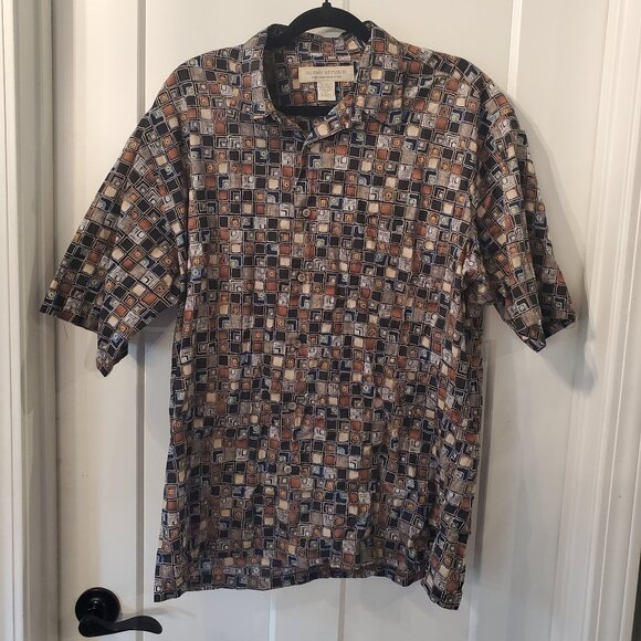 Vintage Island Republic Men's Short Sleeve Shirt XL - Picture 1 of 5